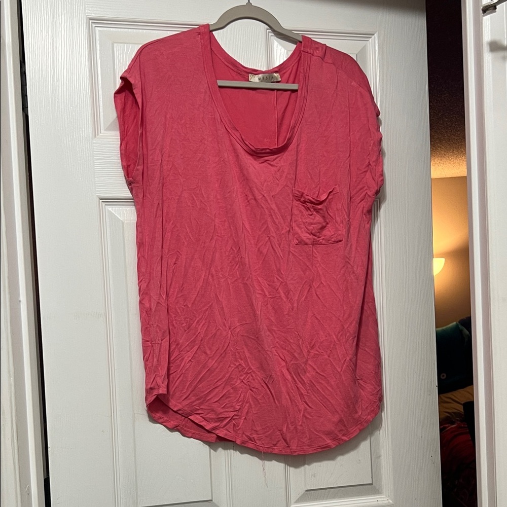 Misia Coral Short Sleeve Tee